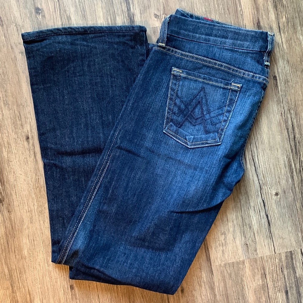7 For All Mankind A Pocket Low Rise Bootcut Jeans 26